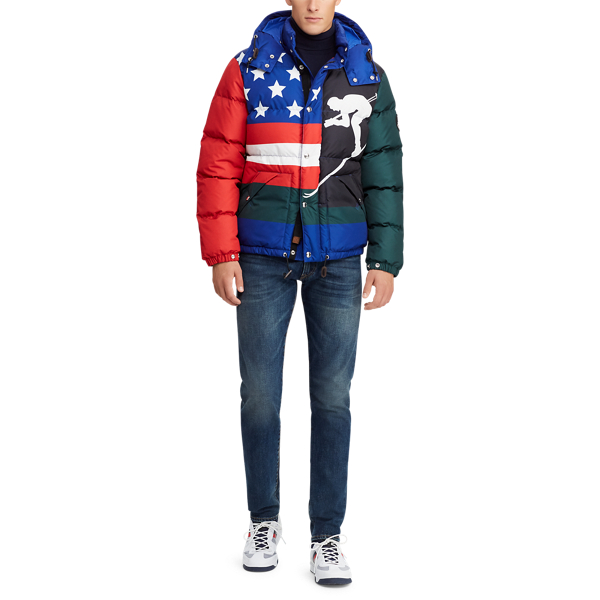 Downhill Skier Water-Repellent Down Jacket Polo Ralph Lauren 4