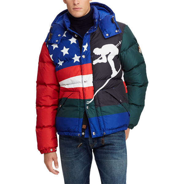 Downhill Skier Water-Repellent Down Jacket Polo Ralph Lauren 5