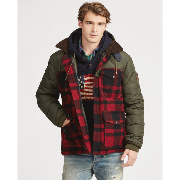 Plaid Hybrid Coat for Men Ralph Lauren UK