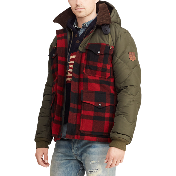 Ralph Lauren コールドウェザーサンプリングコート Plaid Hybrid Coat