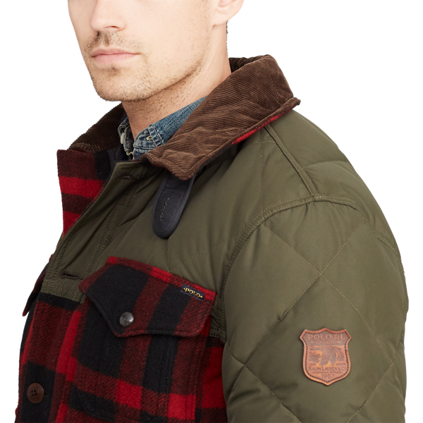 Plaid Hybrid Coat for Men Ralph Lauren UK