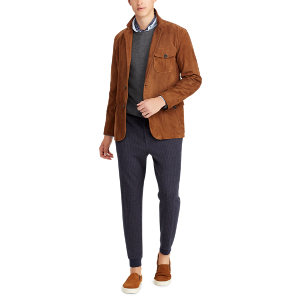 Country Brown Suede Sport Coat Polo Ralph Lauren 4