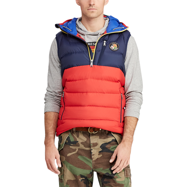 Polo ralph lauren hooded vest sale