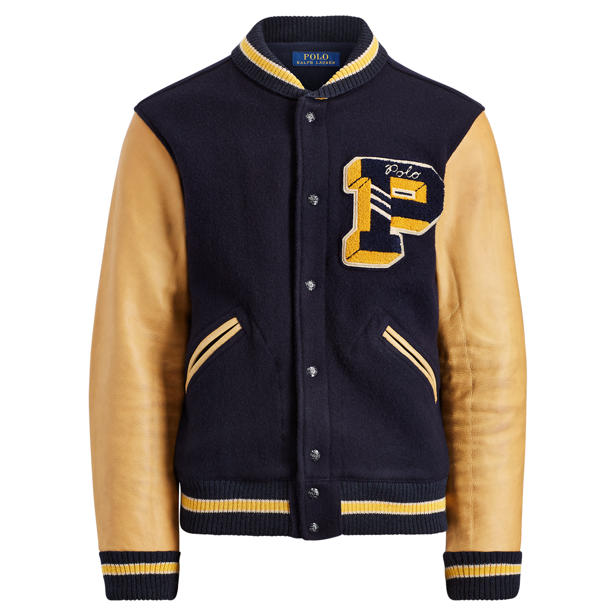 Letterman jacket ralph lauren best sale