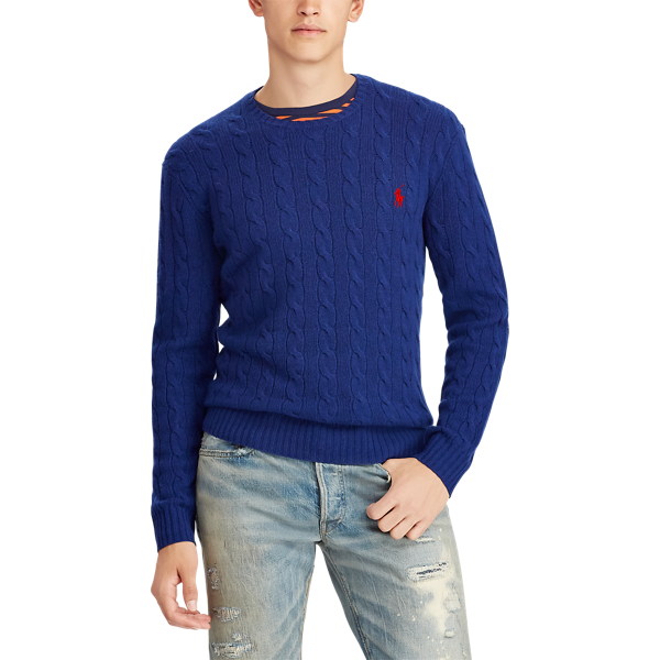 Cable-Knit Wool-Cashmere Sweater