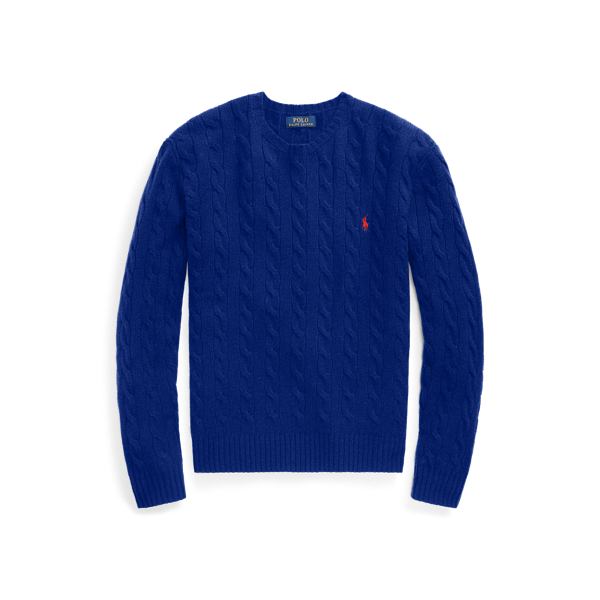 Cable-Knit Wool-Cashmere Sweater