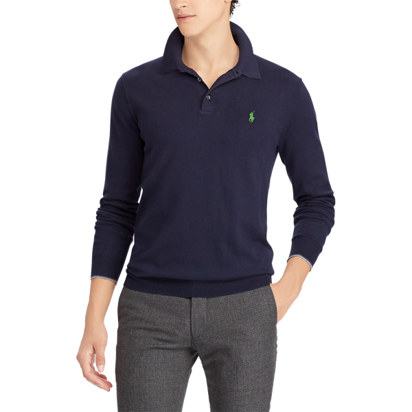 Pull Polo en coton Polo Ralph Lauren en Hunter Navy 5