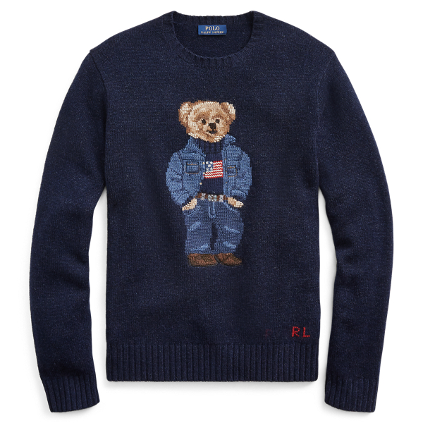 Ralph Lauren Men’s high quality Polo Bear knit sweater XXL