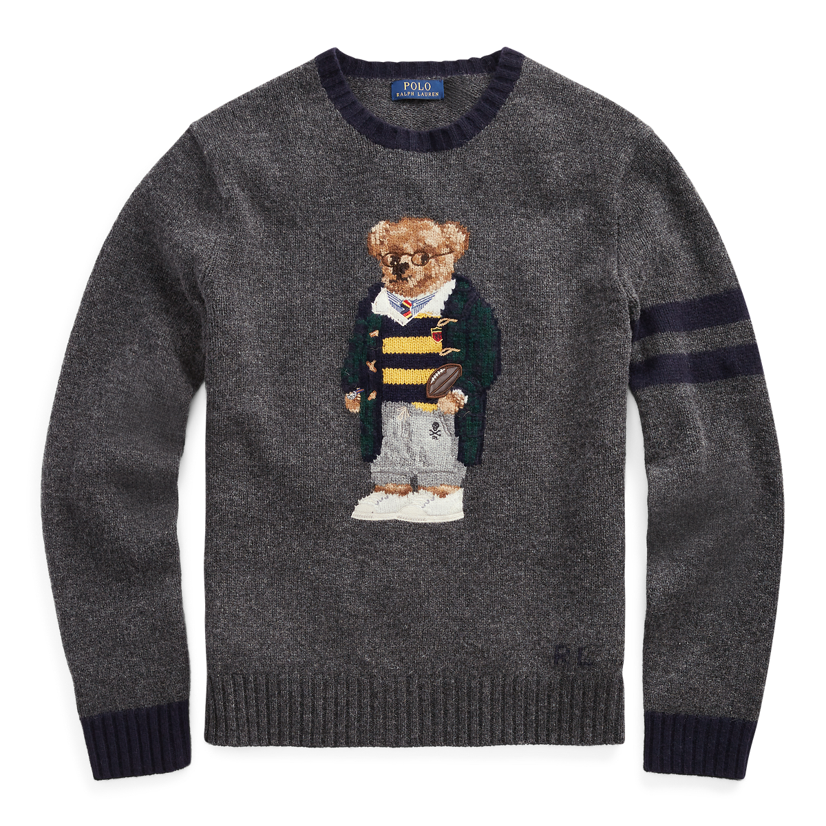 ★★POLO RALPH LAUREN★★ Polo Bear Wool Turtleneck Sweater Polo Bear Cashmere Turtleneck Sweater