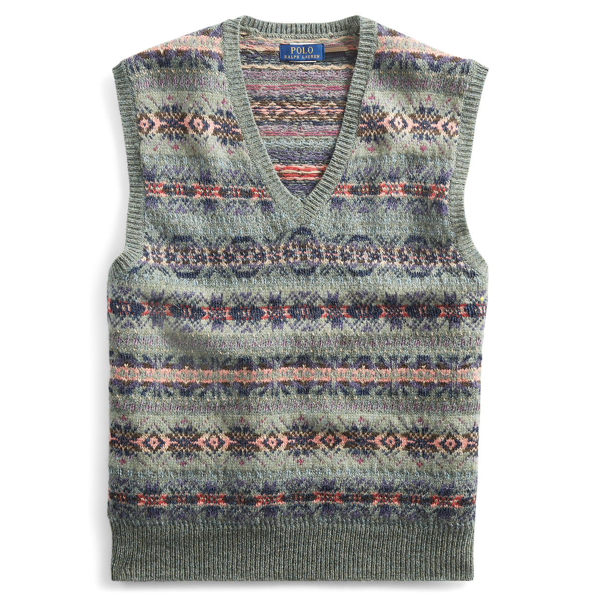 Fair Isle Wool-Blend Vest Fair Isle Wool-Blend Vest