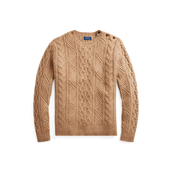 Cable Knit Merino Wool Sweater