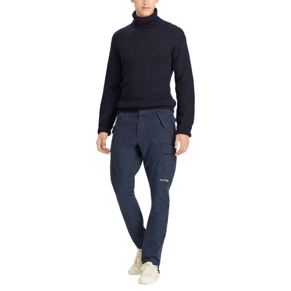 Navy Wool Turtleneck Sweater Polo Ralph Lauren 4