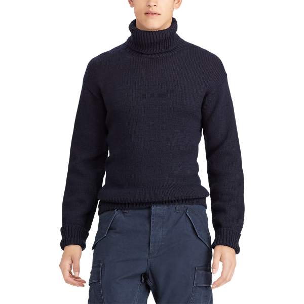 ★送料・関税込★RONRON★Wool Blended Long Turtleneck★ Wool Turtleneck Sweater | Ralph Lauren