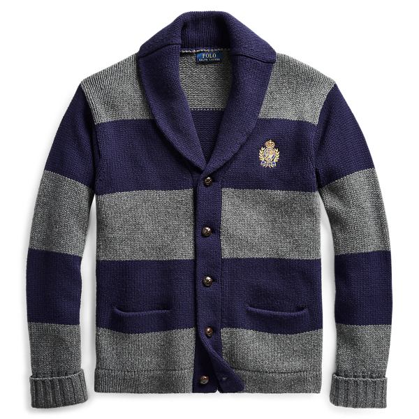 Polo Ralph deals Lauren Golf Magnolia Lane Merino Wool Navy CardigannSize XS $188