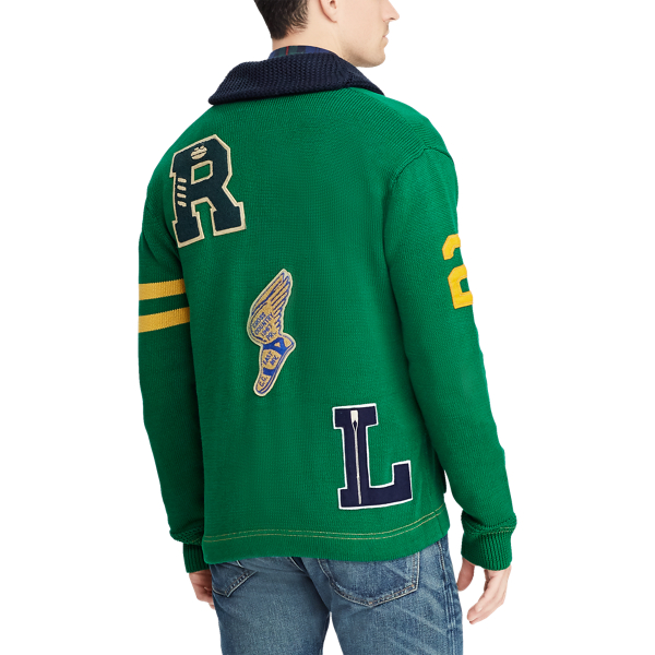 Cotton Letterman Sweater Ralph Lauren UK