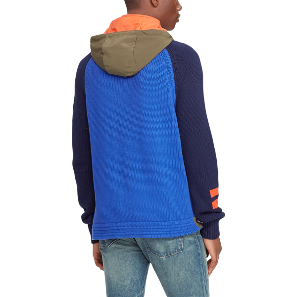 Hi Tech Hooded Sweater Polo Ralph Lauren in Royal/Navy 6