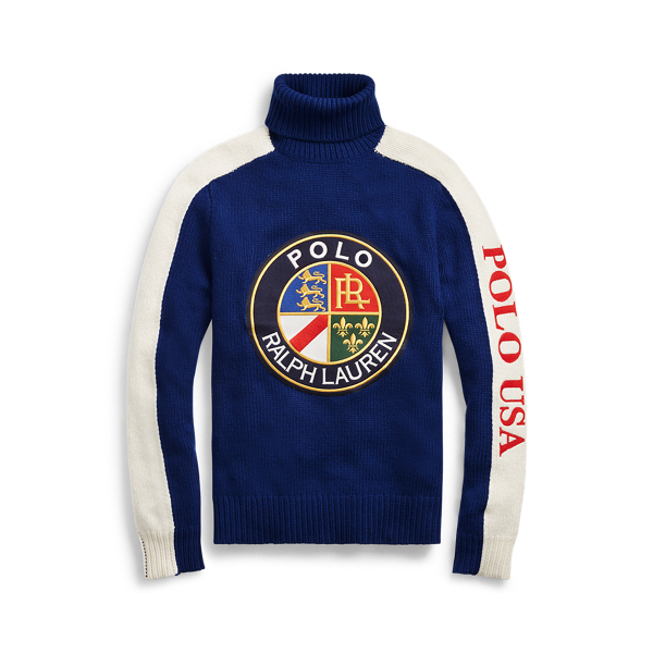 Pull col roulé en laine Polo Ralph Lauren en 1