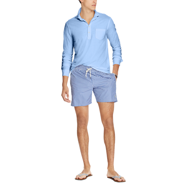 Cabana Blue Classic Fit Mesh Shirt Big & Tall 2