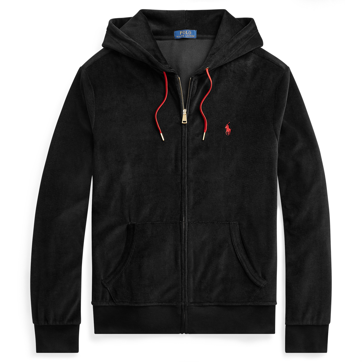 Ralph lauren velour hoodie on sale