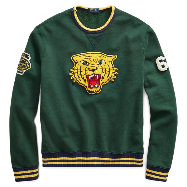 Cotton-Blend-Fleece Sweatshirt