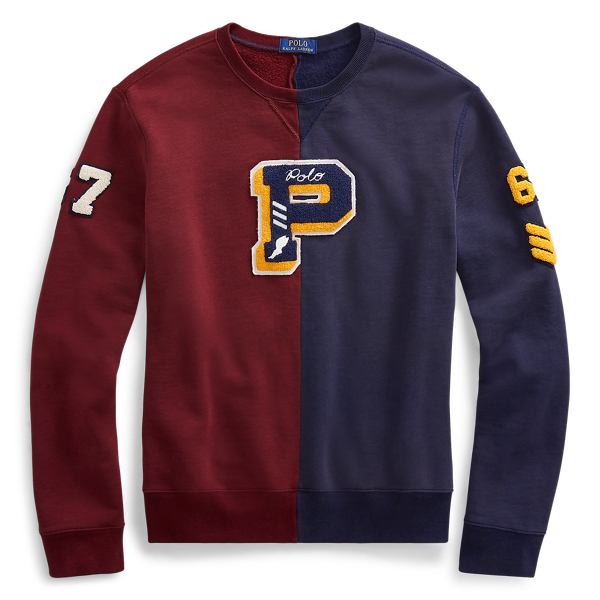 Ralph lauren cotton blend fleece sweatshirt deals