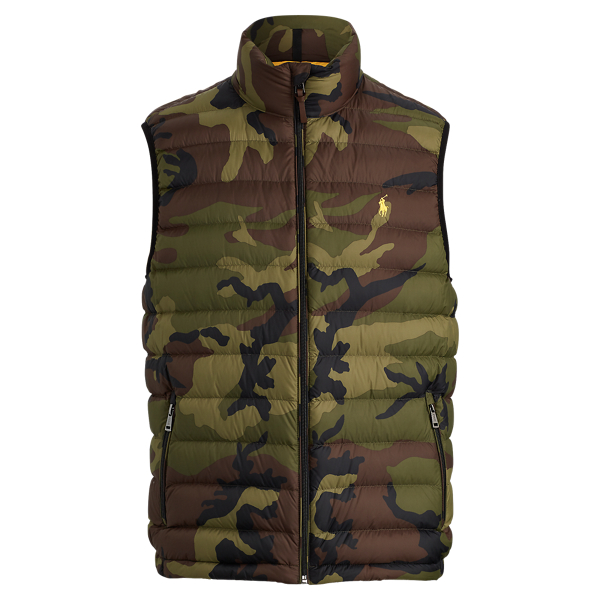 Ralph lauren camo vest best sale