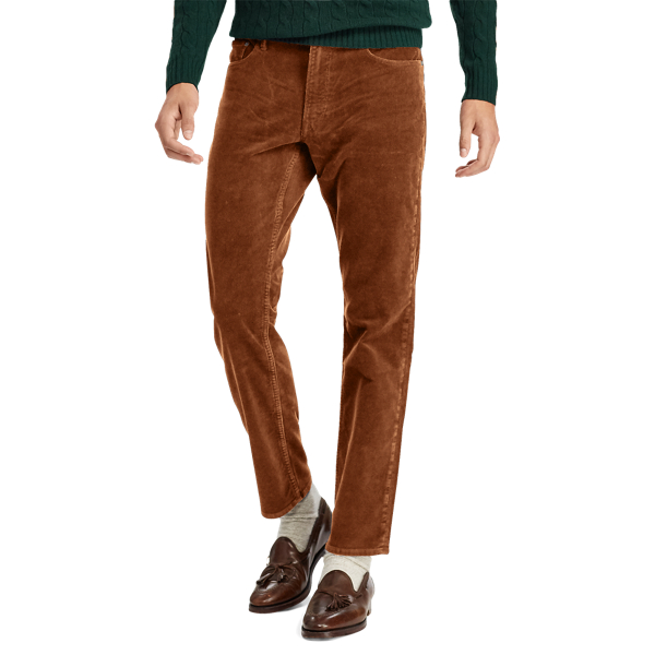 Brown Stretch Classic Corduroy Trouser Big & Tall 3