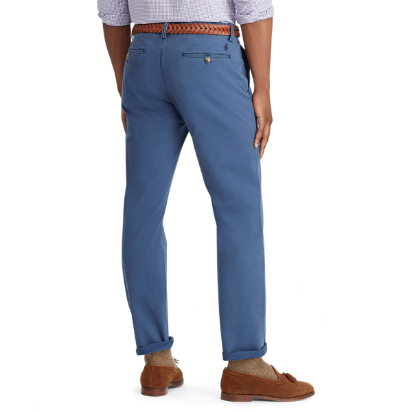 Rustic Navy Stretch Classic Fit Chino Trouser Big & Tall 4