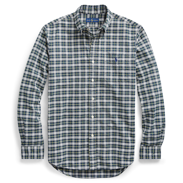 Classic Fit Plaid Oxford Shirt Ralph Lauren UK