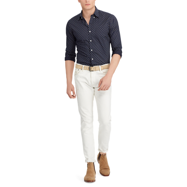 Crossing Anchors Classic Fit Anchor-Print Shirt Polo Ralph Lauren 4