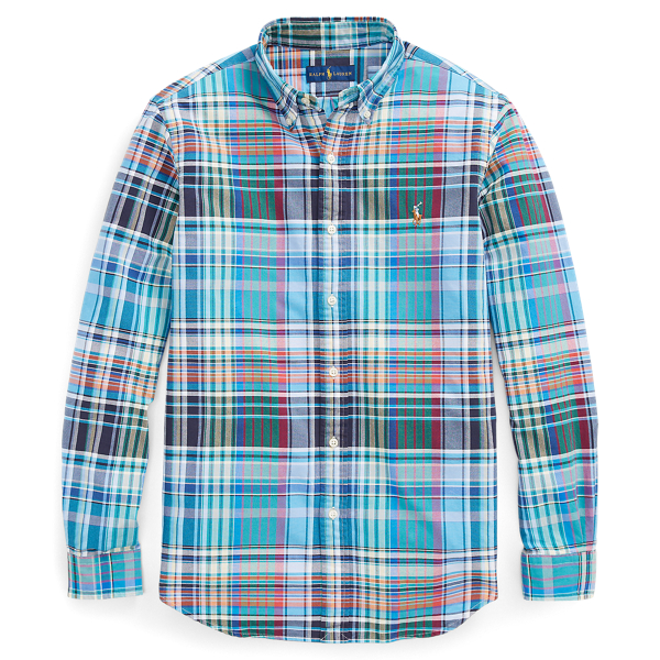 Classic Fit Plaid Oxford Shirt Polo Ralph Lauren 1