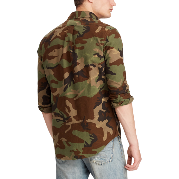Surplus Camo Classic Fit Camo Oxford Shirt Polo Ralph Lauren 5