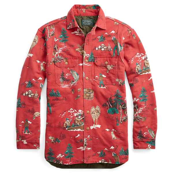 Reversible Polo Cookie Down Jacket