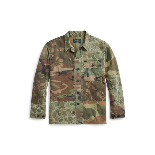 Camo-Twillhemd im Classic Fit Polo Ralph Lauren in 1