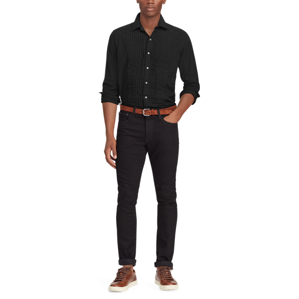 Chemise de smoking coupe classique Polo Ralph Lauren en Black 4