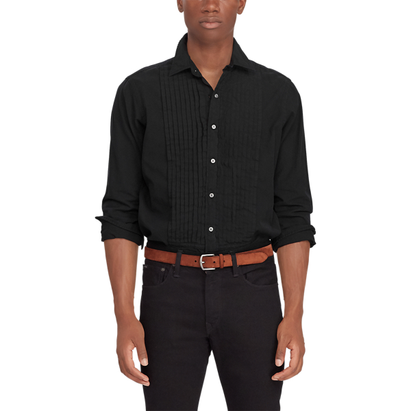 Chemise de smoking coupe classique Polo Ralph Lauren en Black 5
