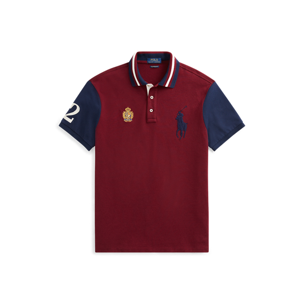 Custom Slim Fit Mesh Polo Polo Ralph Lauren in 1