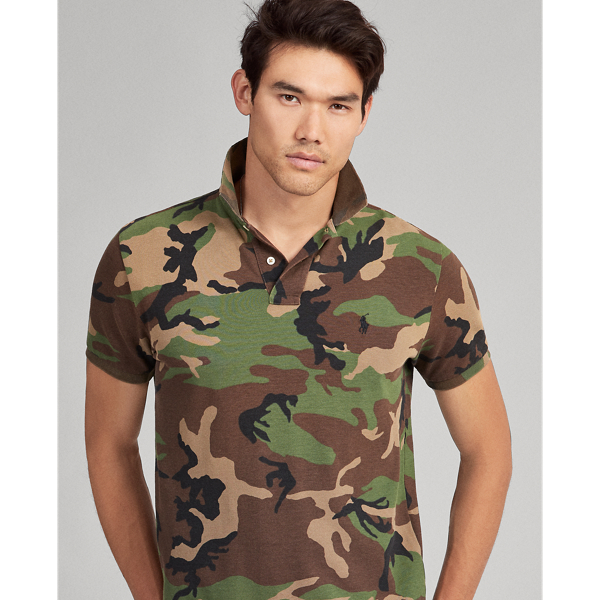 【POLO RALPH LAUREN】CUSTOM SLIM FIT CAMO MESHポロシャツ Custom Slim Fit Camo Mesh Polo Shirt | Ralph Lauren