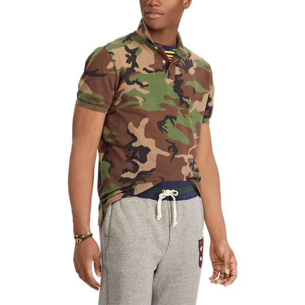 【POLO RALPH LAUREN】CUSTOM SLIM FIT CAMO MESHポロシャツ Custom Slim Fit Camo Mesh Polo Shirt | Ralph Lauren