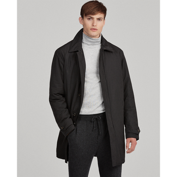 Black Water-Repellent Coat Polo Ralph Lauren 1