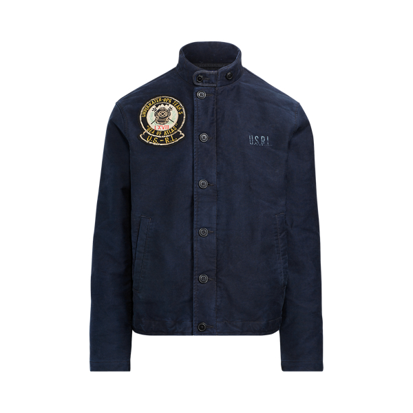 SZ Large Ralph Lauren deck jacket shops Navy polo RRL bomber