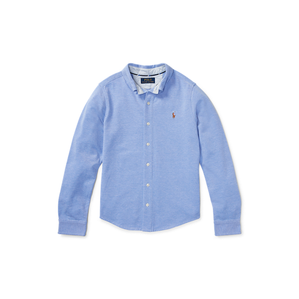 Knit Cotton Oxford Shirt Boys 6-14 Years 1