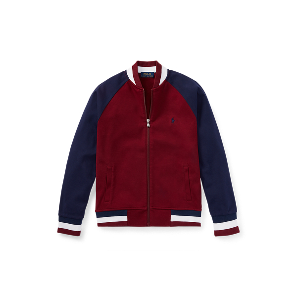 Classic Wine Multi Cotton Baseball Jacket BOYS 6-14 YEARS 1