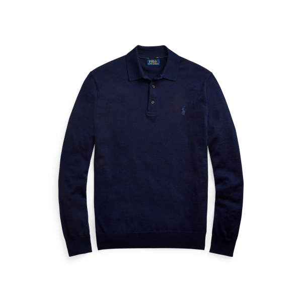 Washable Wool Polo-Collar Jumper Polo Ralph Lauren 1