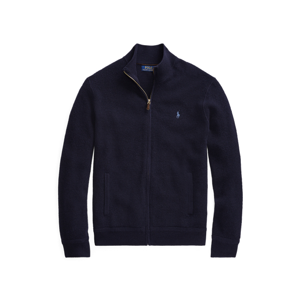 Hunter Navy Wool Full-Zip Jumper Polo Ralph Lauren 2