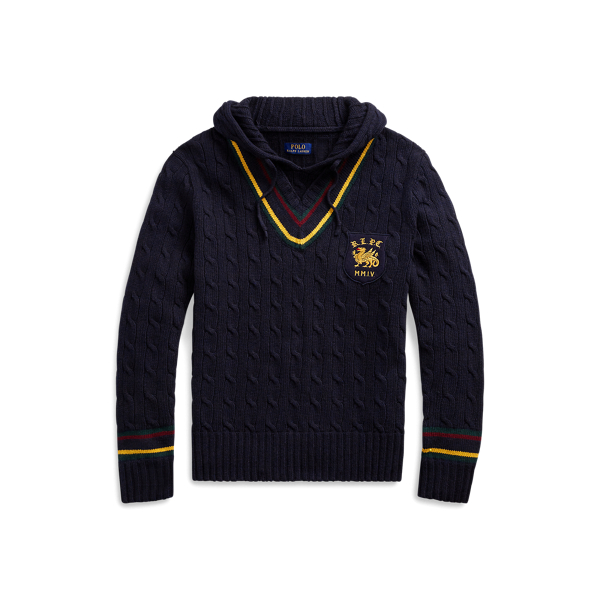 Felpa da cricket cotone e cashmere Polo Ralph Lauren in 1