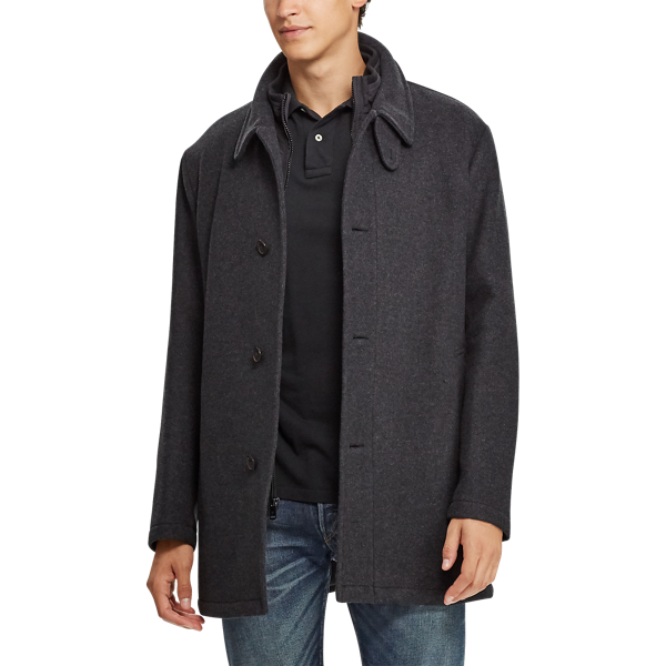 Polo Wool Blend Car Coat for Men Ralph Lauren UK