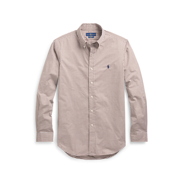 Slim-Fit Ginganhemd aus Popeline Polo Ralph Lauren in 1