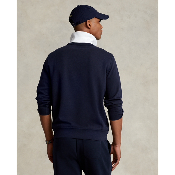 RRL ニット　コットンブレンドフリースニット　スウェットシャツ　L ダブルニット スウェットシャツ （スウェット）｜POLO RALPH
