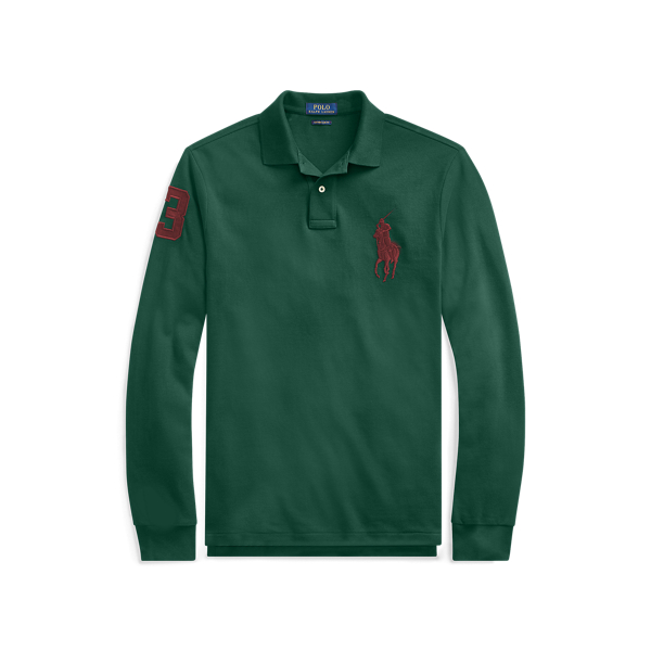 Custom-Slim Langarm-Polo Polo Ralph Lauren in 1